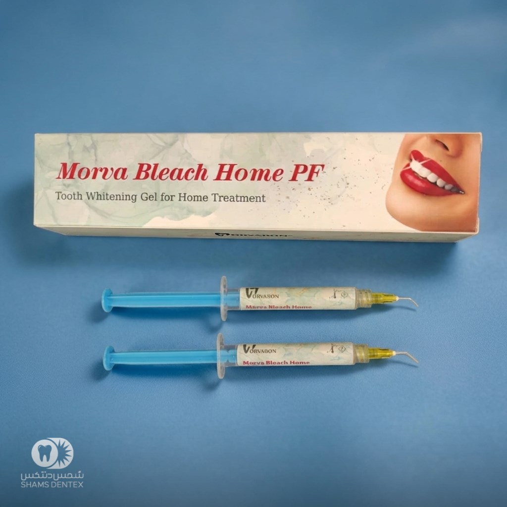 هوم بلیچینگ 6 سرنگ+2 تری حرارتی مروابن Morva Bleach Home Morvabon